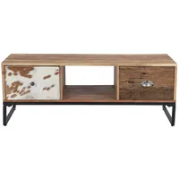 WOMO-DESIGN Tv-Lowboard, Braun, Holz, 50x40x110 cm Wohnzimmer, Wohnwände, Lowboards,