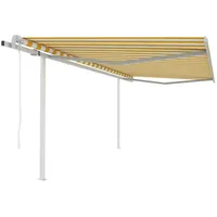 VidaXL Markise 400 x 350 cm gelb