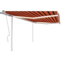 VidaXL Markise 400 x 300 cm orange-braun
