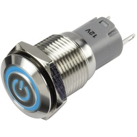 TRU Components 1303026 LAS2GQF-11ZET/B/12V/S/P Druckschalter 48 V/DC 2 A