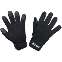 Jako Fleece-Feldspielerhandschuhe mit Klettverschluss schwarz 4