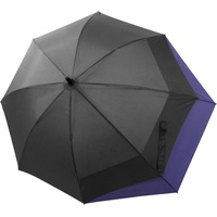 Doppler Specials Fiber Long Stockschirm 80 cm grau/royalblau Grau