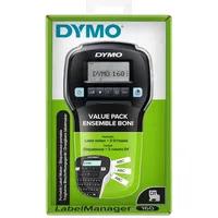 Dymo 160 Value PackBeschriftungsgerät, QWERTZ-Tastatur
