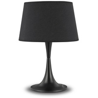 Ideal Lux Tischleuchte E27 Schwarz