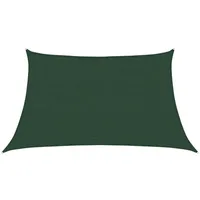 VidaXL Sonnensegel 160 g/m2 Dunkelgrün 3/4x2 m HDPE