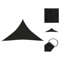 VidaXL Sonnensegel 160 g/m2 Schwarz 4x4x5,8 m HDPE