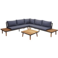 Mendler HWC-E97 Lounge-Set grau