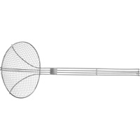 HENDI Frittierschaufel, mit verstärktem Drahtgriff, Küchensieb, ø180x470mm,