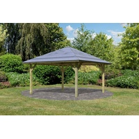 Karibu Kirn 1 BxTxH: 431x431x315 cm, mit H-Pfostenanker
