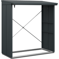 EcoStar Kaminholzregal Elegant-V Typ 2, anthrazitgrau,