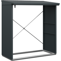 EcoStar Kaminholzregal Trend-V Typ 2, anthrazitgrau,