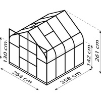 Vitavia Dione 6700 Alu Schwarz ESG 3 mm 6,7