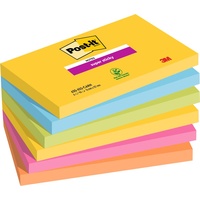 Post-it Super Sticky Notes Carnival Haftnotizen extrastark 6556SR farbsortiert,