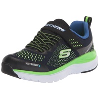 SKECHERS Ultra Groove Sneaker, Navy Textile Black Trim, 32