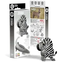 Eugy Zebra 3D-Tier-Puzzle Bastelset