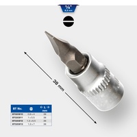 BRILLIANT TOOLS 1/4 Schlitz Bit-Stecknuss, 1 x 5,5 mm