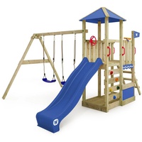 Wickey Spielturm Klettergerüst Smart Savana mit Schaukel & Rutsche,