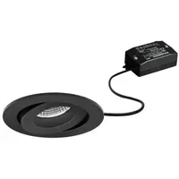 Brumberg Einbauleuchte 1er Pack rund schwarz 38377183