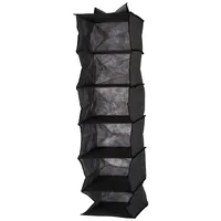 Testrut Axentia Hänge-Aufbewahrung grau Stoff B/H/L: ca. 28x112x28 cm