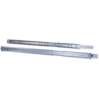 Inter-Tech 26" Teleskopschienensatz 1U 650 mm Silber