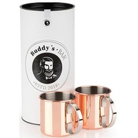Buddy's Bar Cocktailbecher 2er Set Moscow Mule in Kupfer