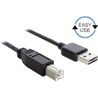 DeLock USB-Kabel USB 2.0 USB-A Stecker, USB-B Stecker 3.00m
