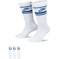 Nike Sportswear Dri-FIT Everyday Essential Crew-Socken White/Game Royal/Game Royal