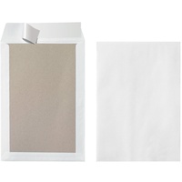 Herlitz Papprückwandtaschen DIN B4 ohne Fenster weiß 10 Stück