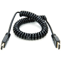 ATOMOS HDMI auf HDMI Spiralkabel 50cm