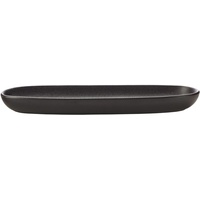 Maxwell & Williams Caviar Black Platte, Servierplatte, Premium-Keramik, schwarz