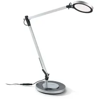 Ideal Lux Futura LED-Schreibtischleuchte alu