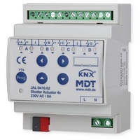 MDT Jalousieaktor 4-fach REG, 10A, 230VAC JAL-0410.02