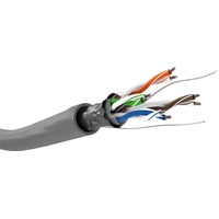 Goobay 95707 CAT 5e Netzwerkkabel F/UTP, Grau
