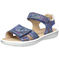 Superfit Sandale Leder Sparkle für Kinder, blau, Gr. 27