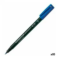 Staedtler Lumocolor Folienstifte blau 0,4 mm permanent