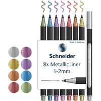 Schneider 020 Lackmarker farbsortiert 1,0 - 2,0 mm, 8