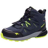 KangaROOS Jungen k-hk tour rtx Wanderstiefel, Dk Navy Lime,