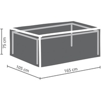 Perel Schutzhülle für Gartentische max. 160 cm 75 cm