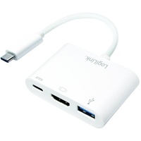 Logilink UA0258 USB-C HDMI Multiport Adapter weiß