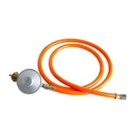 Paella World Gasdruckminderer Gasschlauch 50 mbar (Set)