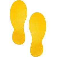 Durable 172704 - Klebemarkierung, Fuß, 5er Set (5 Paare)