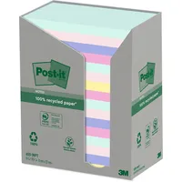 Post-it Recycling Notes, 127 mm x 76 mm, Farben: