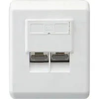 Schwaiger Netzwerk Aufputz-Anschlussdose