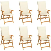 VidaXL Gartenstuhl 60,7 x 93,9 x 32,9 cm braun