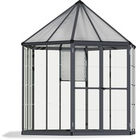 CANOPIA Palram OASIS HEXAGONAL 8 FT - GREY Gewächshaus,