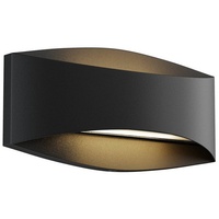 LINDBY Evric LED-Außenwandleuchte, Breite 25,4 cm