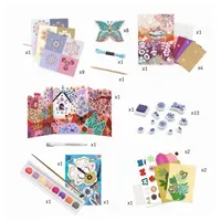 Djeco Kreativset Blumengarten Mehrfarbig