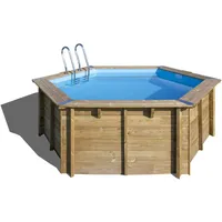 Gre Rundbecken Vanille 2 Set 400 x 119 cm