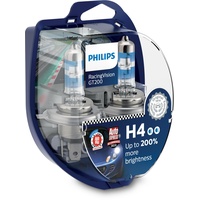 Philips RacingVision GT200 H4 60/55W, 2er-Pack 12342RGTS2 Halogen Leuchtmittel