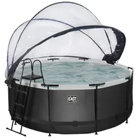 EXIT TOYS Black Leather Pool 360 x 122 cm